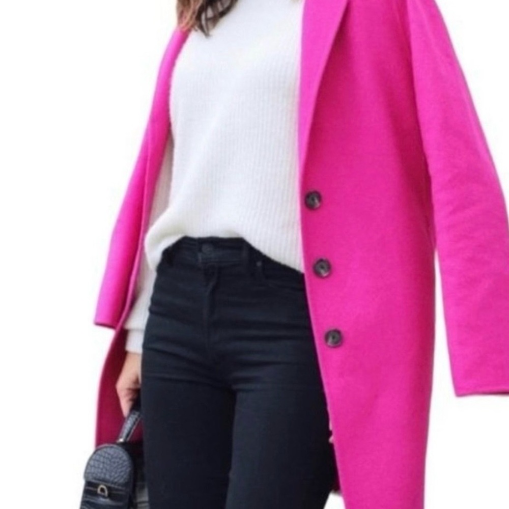 NWOT Banana Republic Double Face Mid Length Top Coat Size Small